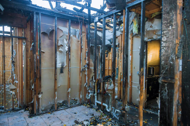 Professional Emergency Fire Cleanup technician working in Denton, NC